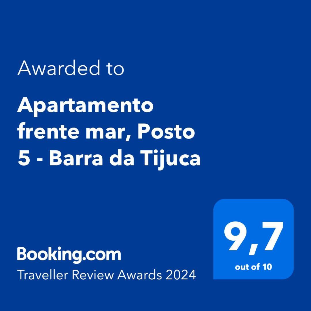 Apartamento Frente Mar, Posto 5 - Barra Da Tijuca Рио-де-Жанейро Экстерьер фото